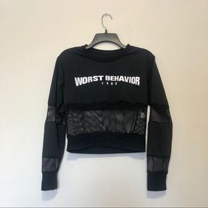 Worst Behavior 199X Mesh Long Sleeve Shirt
